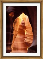 Framed Colorful Sandstone in Antelope Canyon, near Page, Arizona