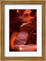 Framed Antelope Canyon Sunbeam