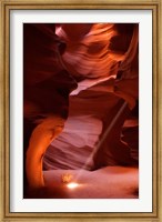 Framed Antelope Canyon Sunbeam