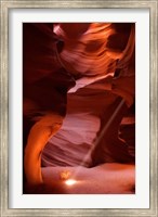 Framed Antelope Canyon Sunbeam