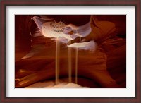 Framed Upper Antelope Canyon, Rocky Ledge