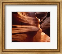 Framed Upper Antelope Canyon Slot, Canyon Interior