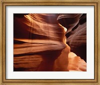 Framed Upper Antelope Canyon Slot, Canyon Interior