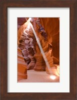 Framed Sunbeam Illuminates Upper Antelope Canyon