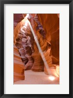 Framed Sunbeam Illuminates Upper Antelope Canyon