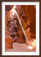 Framed Sunbeam Illuminates Upper Antelope Canyon