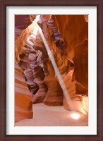 Framed Sunbeam Illuminates Upper Antelope Canyon