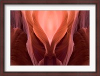 Framed Upper Antelope Canyon, Sandstone Walls