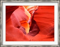 Framed Glowing Sandstone Walls, Lower Antelope Canyon