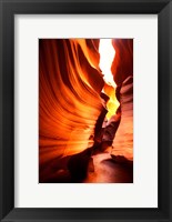 Framed Antelope Canyon Silhouettes in Page, Arizona