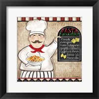 Pasta Chef Framed Print
