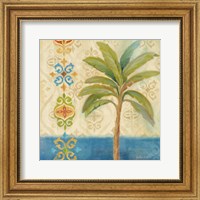 Framed Ikat Palm I