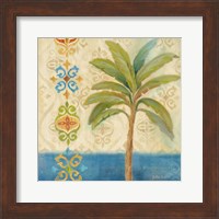 Framed Ikat Palm I
