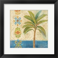 Ikat Palm I Framed Print