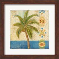 Framed Ikat Palm II