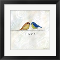 Birds of a Feather Square II Framed Print