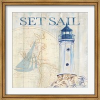 Framed Sail Away I