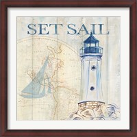 Framed Sail Away I