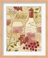 Framed Vino Rosso