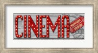 Framed Movie Marquee Panel I (Cinema)