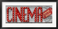 Framed Movie Marquee Panel I (Cinema)