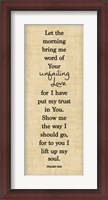 Framed Bible Verse Panel I (Psalms)