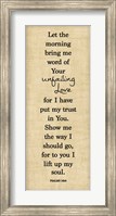 Framed Bible Verse Panel I (Psalms)