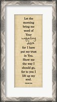 Framed Bible Verse Panel I (Psalms)