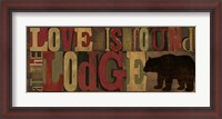 Framed Love at the Lodge Panel