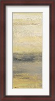 Framed Siena Abstract Yellow Gray Panel II