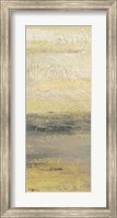 Framed Siena Abstract Yellow Gray Panel II