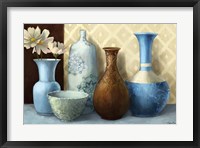 Framed Soft Blue Vase
