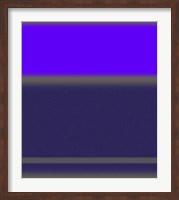 Framed Abstract Purple
