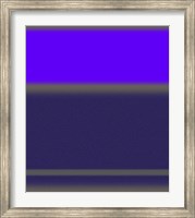 Framed Abstract Purple