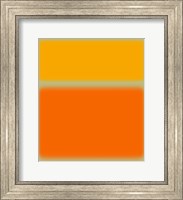 Framed Abstract Orange & Yellow