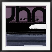 Framed Letter Purple