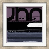 Framed Letter Purple