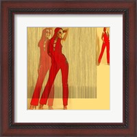 Framed Kristine In Red