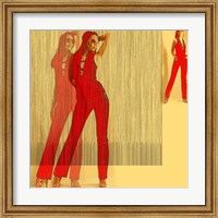 Framed Kristine In Red