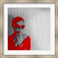 Framed Zoe In Red