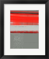 Framed Abstract Red 1