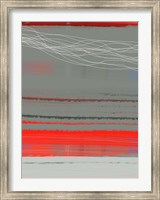 Framed Abstract Red 2