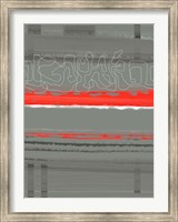 Framed Abstract Red 3