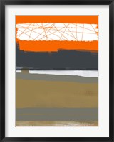 Framed Abstract Orange 1