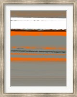 Framed Abstract Orange 2
