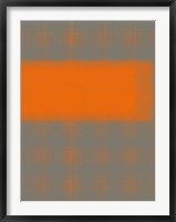 Abstract Orange 3 Framed Print
