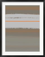 Framed Abstract Orange 4