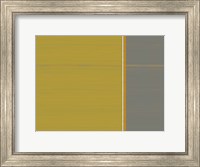 Framed Grey And Green