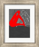 Framed Red Woman