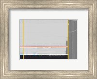 Framed Abstract Yellow